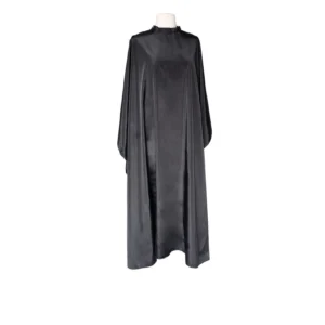 Metal Hook - Chemical Proof Black Salon Barber Long Hair Cape