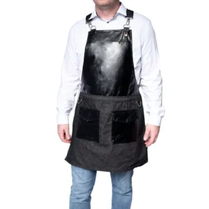 Apron w/ Cross Back Straps - Black